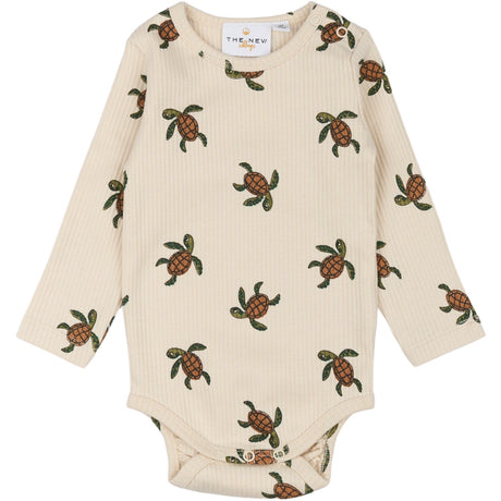 THE NEW Siblings White Swan AOP Owen Rib Body