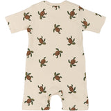 THE NEW Siblings White Swan AOP Owen Rib Jumpsuit