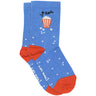 MELTON Super Sonic Blue Popcorn socks