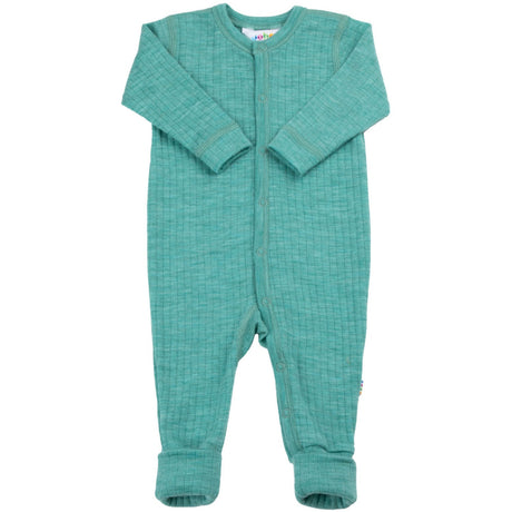 Joha Wool Green Nightsuit 2i1 Fod Basic