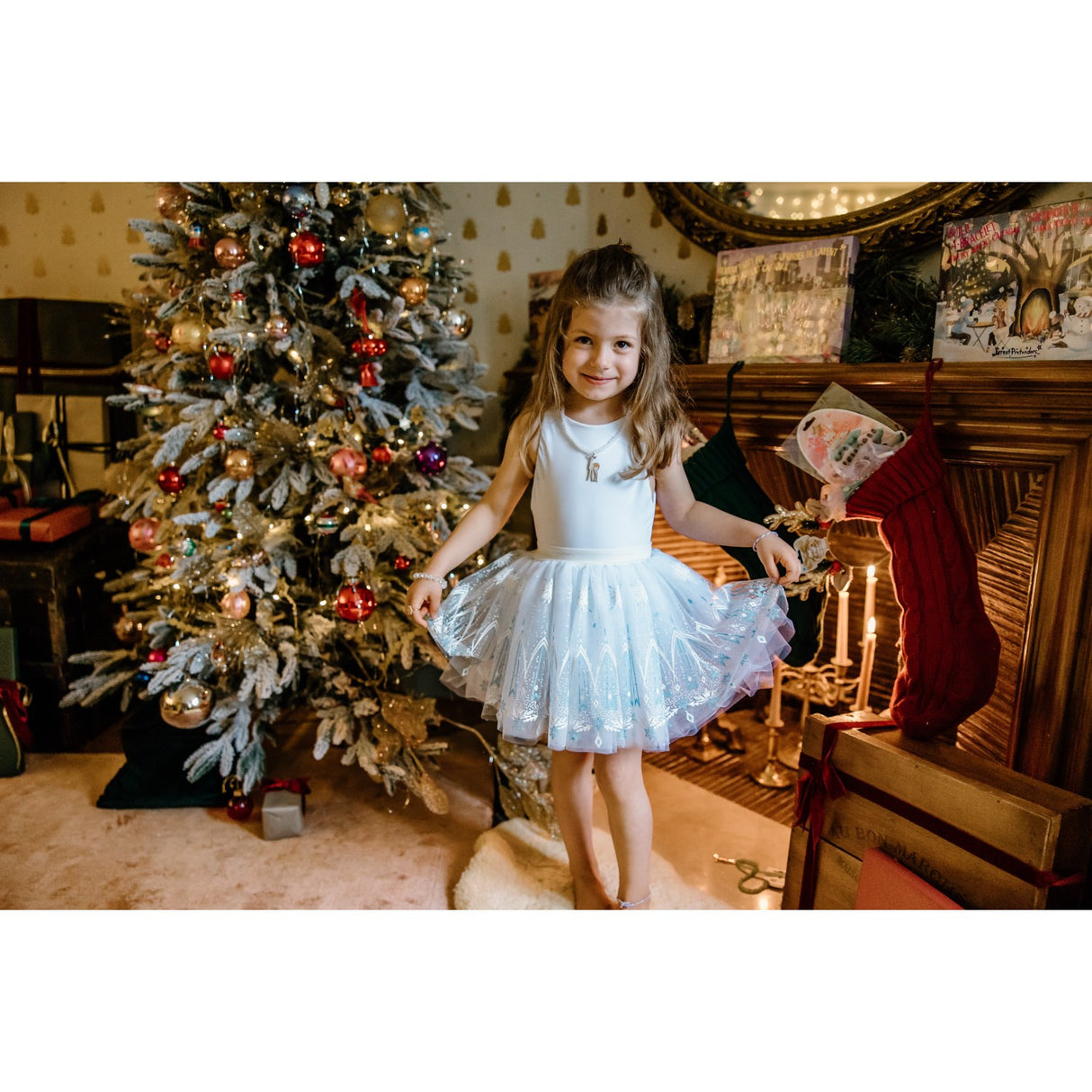 Great Pretenders  Winter Wonderland Tutu, SIZE US 4-6