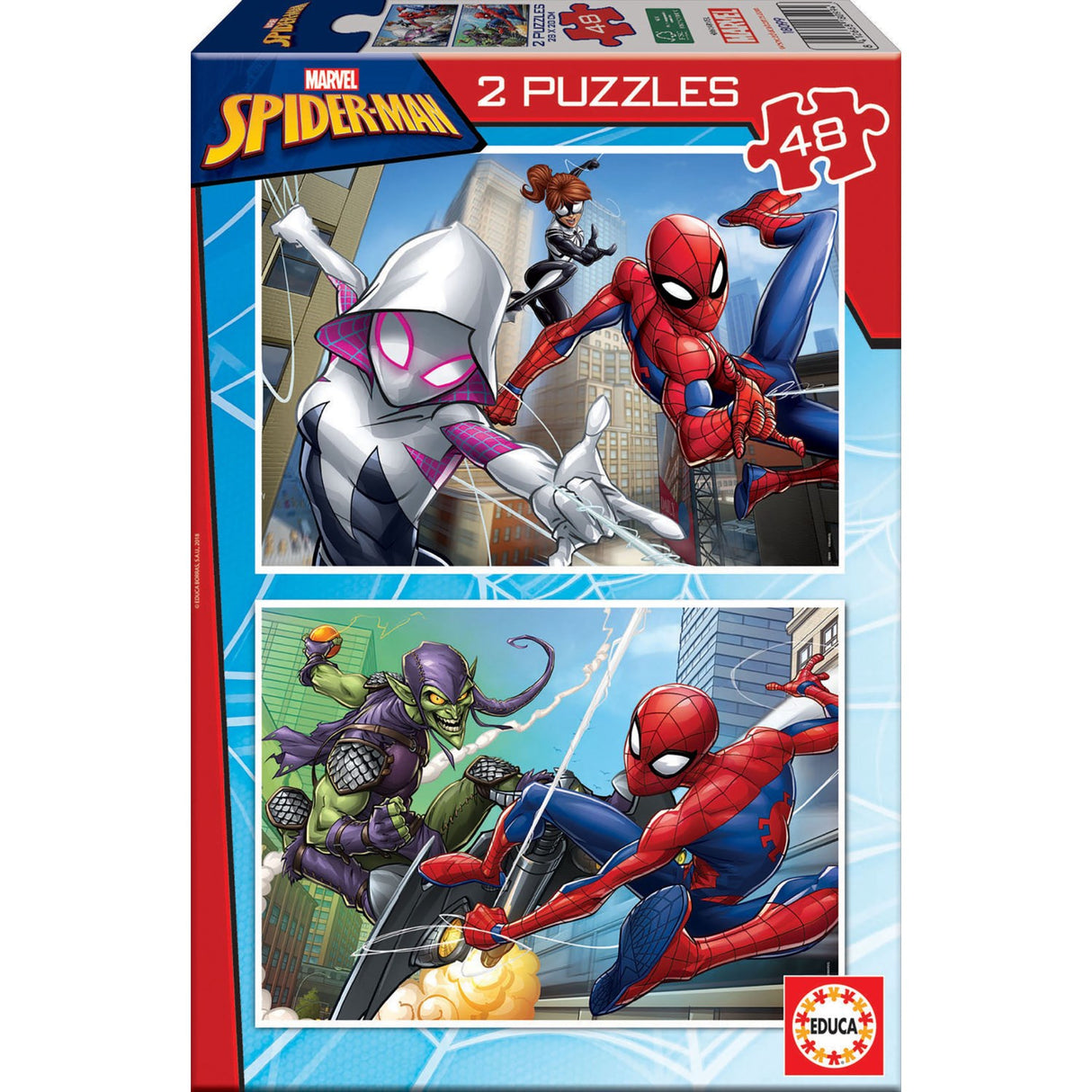 Educa Puzzle 2X48 Spider-Man