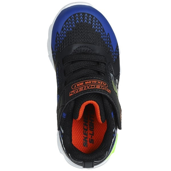 Skechers Flex Glow Bolt Sneakers Black Blue 2