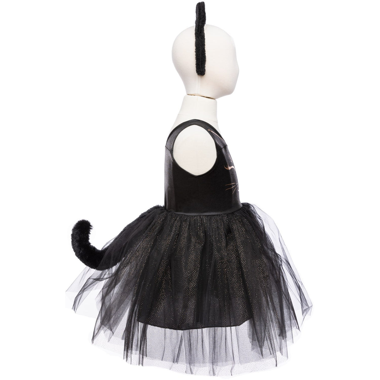 Great Pretenders  Black Cat Dress and Headpiece