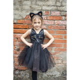 Great Pretenders  Black Cat Dress and Headpiece