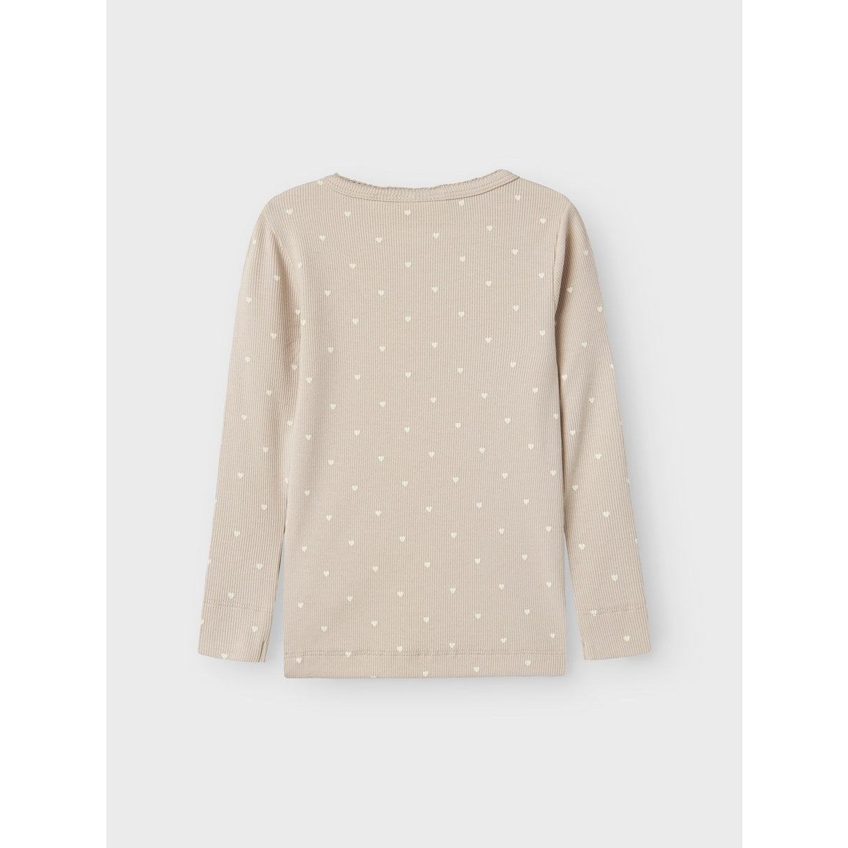 Lil'Atelier Gray Morn Heart Gago Slim Blouse Noos