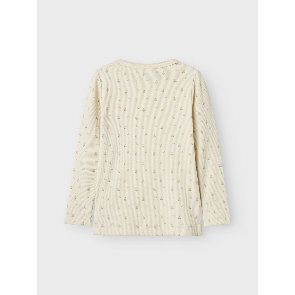 Lil'Atelier Turtledove Flower Gago Slim Blouse Noos