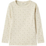 Lil'Atelier Turtledove Flower Gago Slim Blouse Noos