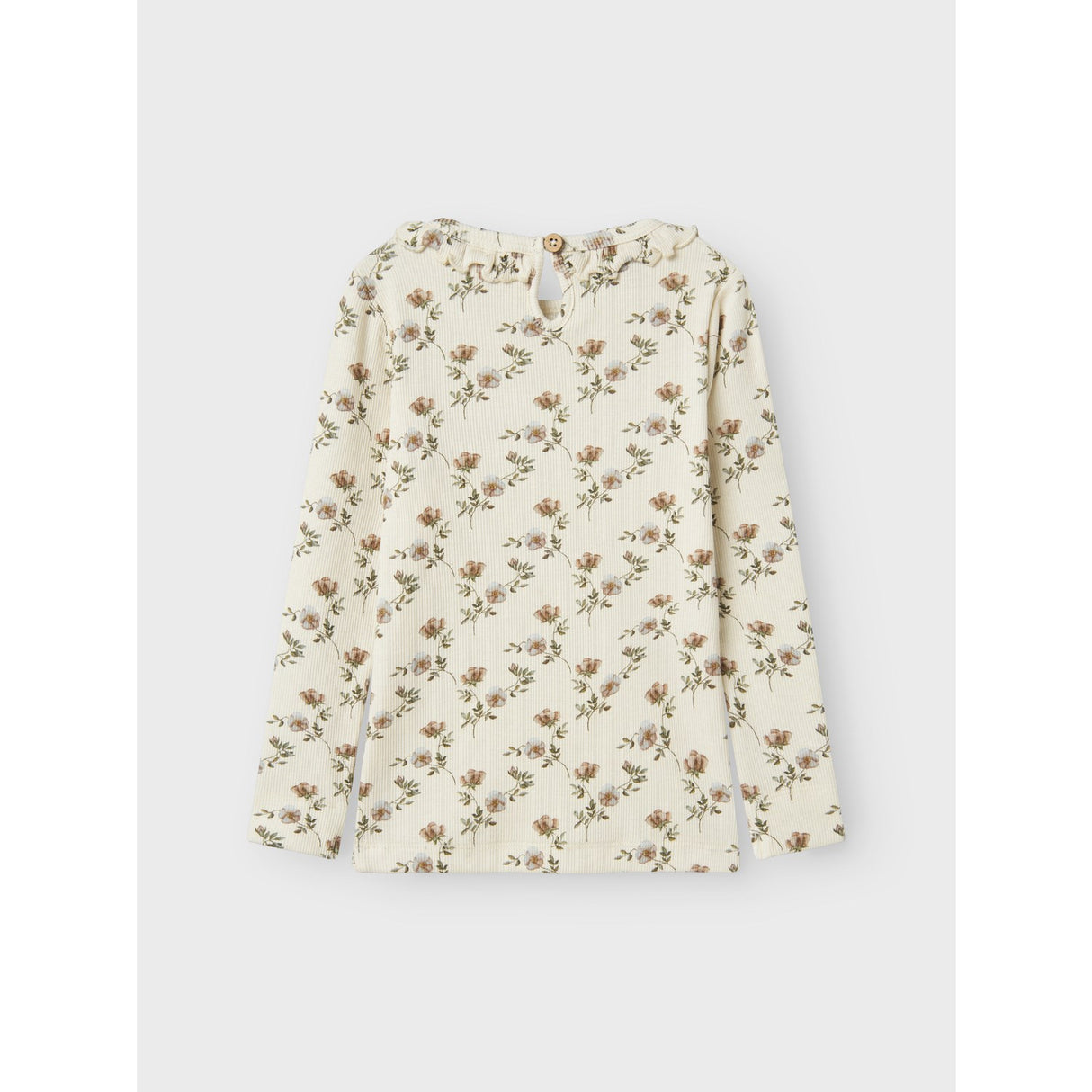 Lil'Atelier Turtledove Flowers Gavo Els Slim Blouse