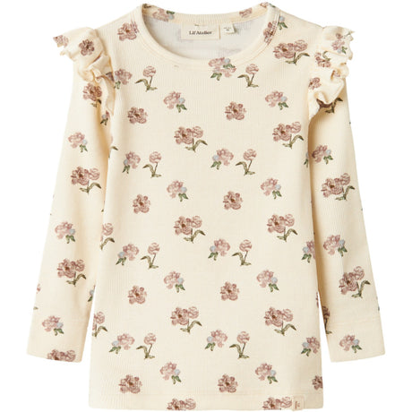 Lil'Atelier Turtledove Peony Gavo Eko Slim Blouse Noos