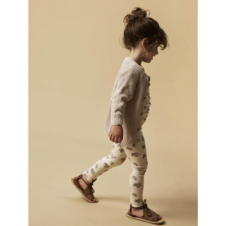 Lil'Atelier Turtledove Peony Gavo Efi Slim Leggings Noos