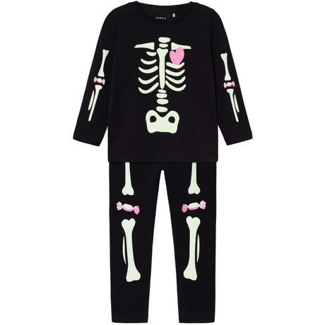 Name It Black Pink Oween Top Set Spoonleton