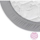 babybay® Grey Jersey Cover Deluxe Sheet 2-Pack Boxspring Xxl