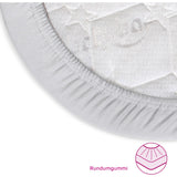 babybay® Soft Grey Jersey Cover Deluxe Sheet 2-Pack Original