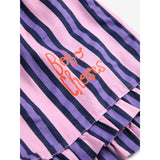 Bobo Choses Pink Stripes All Over Ruffle Shorts