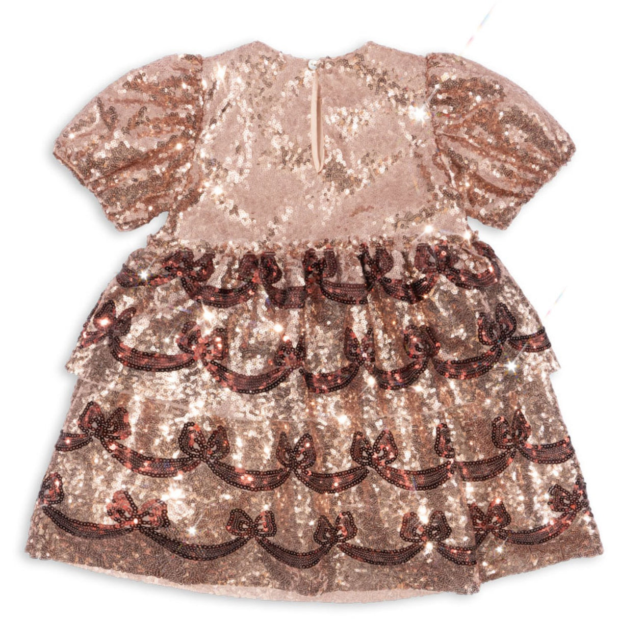 Konges Sløjd Gold Blush Starla Bow Wow Dress