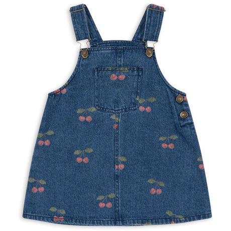 Konges Sløjd Ma Grande Cerise Denim Magot Overall Dress Gots