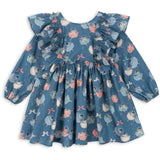 Konges Sløjd Snow Bow Ballerina Evia Ls Bow Dress Gots