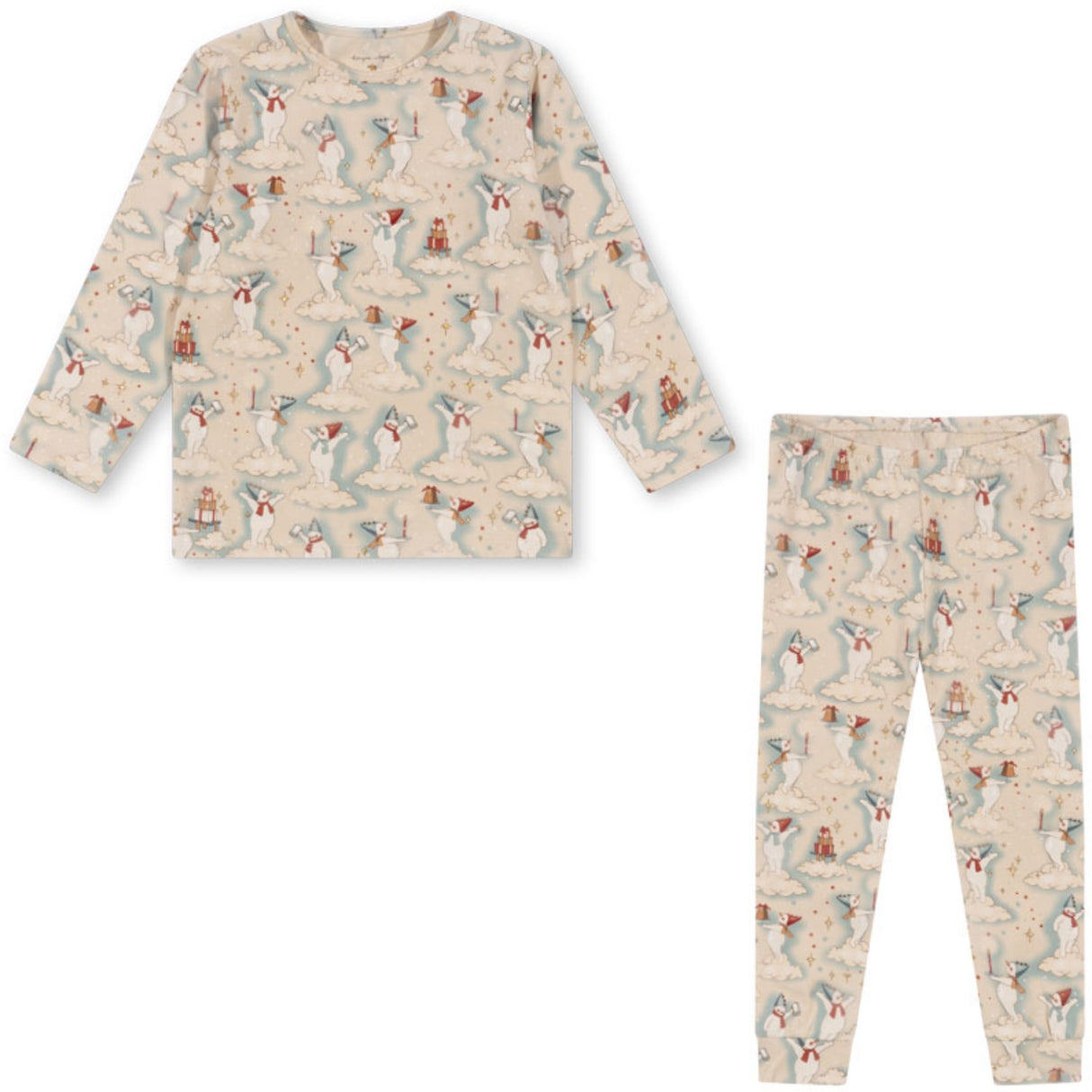 Konges Sløjd Let It Snow Basic Blouse/Pants Set Gots