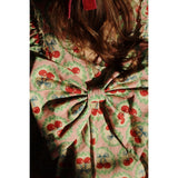 Konges Sløjd Cherry Bow Evia Ls Bow Dress Gots