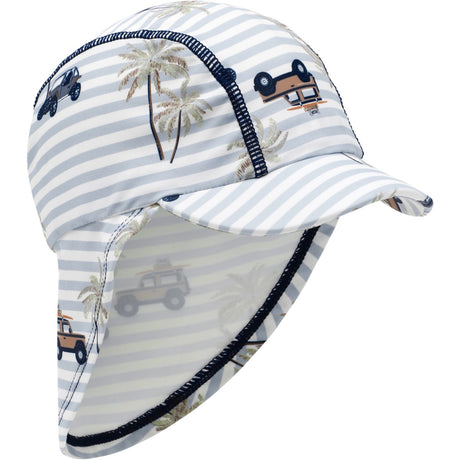 Hust & Claire White Fasai Swim Hat