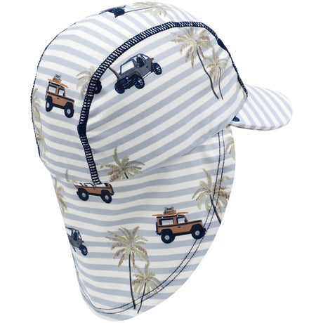 Hust & Claire White Fasai Swim Hat