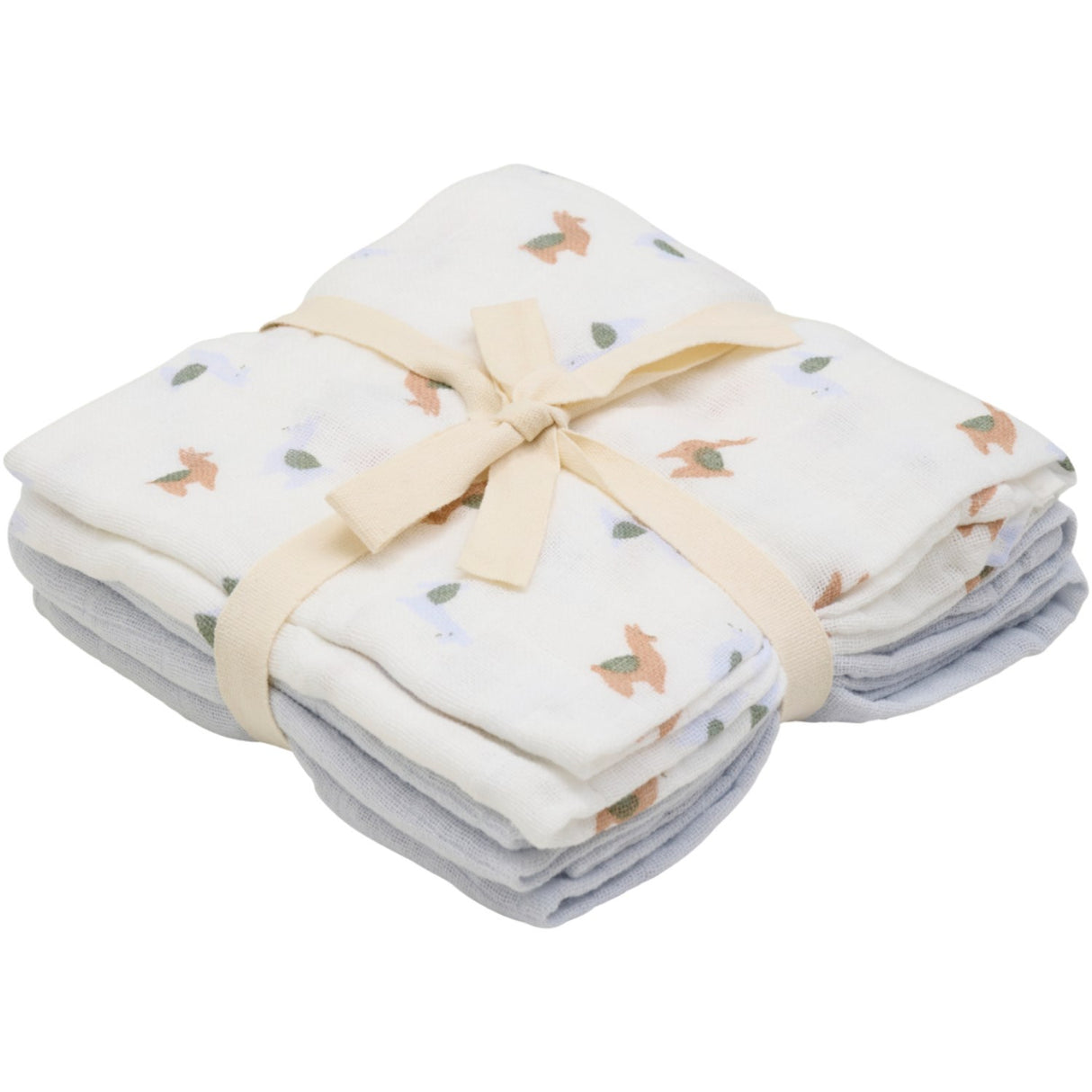 Pippi Metal Mint Organic Cloth Muslin 3-pack