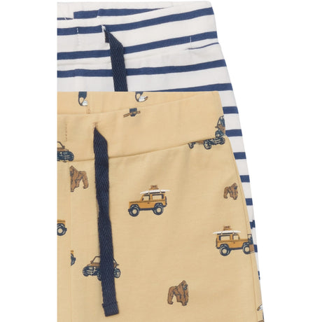 Hust & Claire Pale Khaki Hau Shorts 2-pak