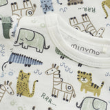 Minymo Marshmallow White Body AOP