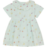 Minymo Wan Blue Dress Embroidery