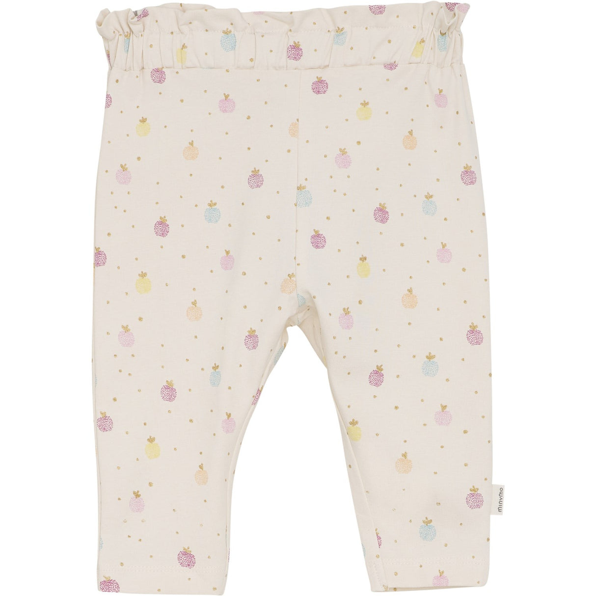Minymo White Swan Pants AOP
