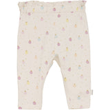 Minymo White Swan Pants AOP