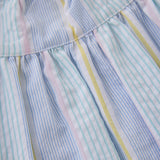 Minymo Wan Blue Dress Seersucker