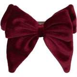 Hust & Claire Teaberry Farhin Xmas Velour Bow