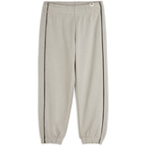 Mini Rodini Grey Plain Piping Sweatpants