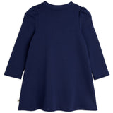 Mini Rodini Blue Bow Application Sweatdress