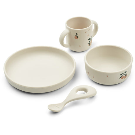 LIEWOOD Peach / Sea Shell Mix Vivi Printed Tableware Set