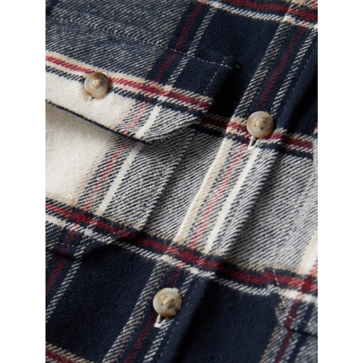 Name It Navy Blazer Check Tamol Oversize Shirt