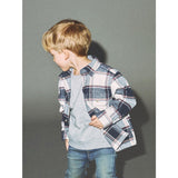 Name It Navy Blazer Check Tamol Oversize Shirt