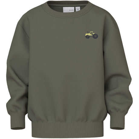 Name It Dusty Olive Tractor Vallen Regular Sweatshirt