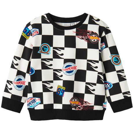 Name It Black Drewy Hot Wheels Regular Sweatshirt