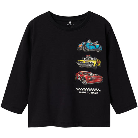 Name It Black Drum Hot Wheels Regular Blouse