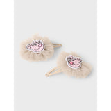 Name It Pure Cashmere Darin Peppa Pig 2-pack Hair Clips