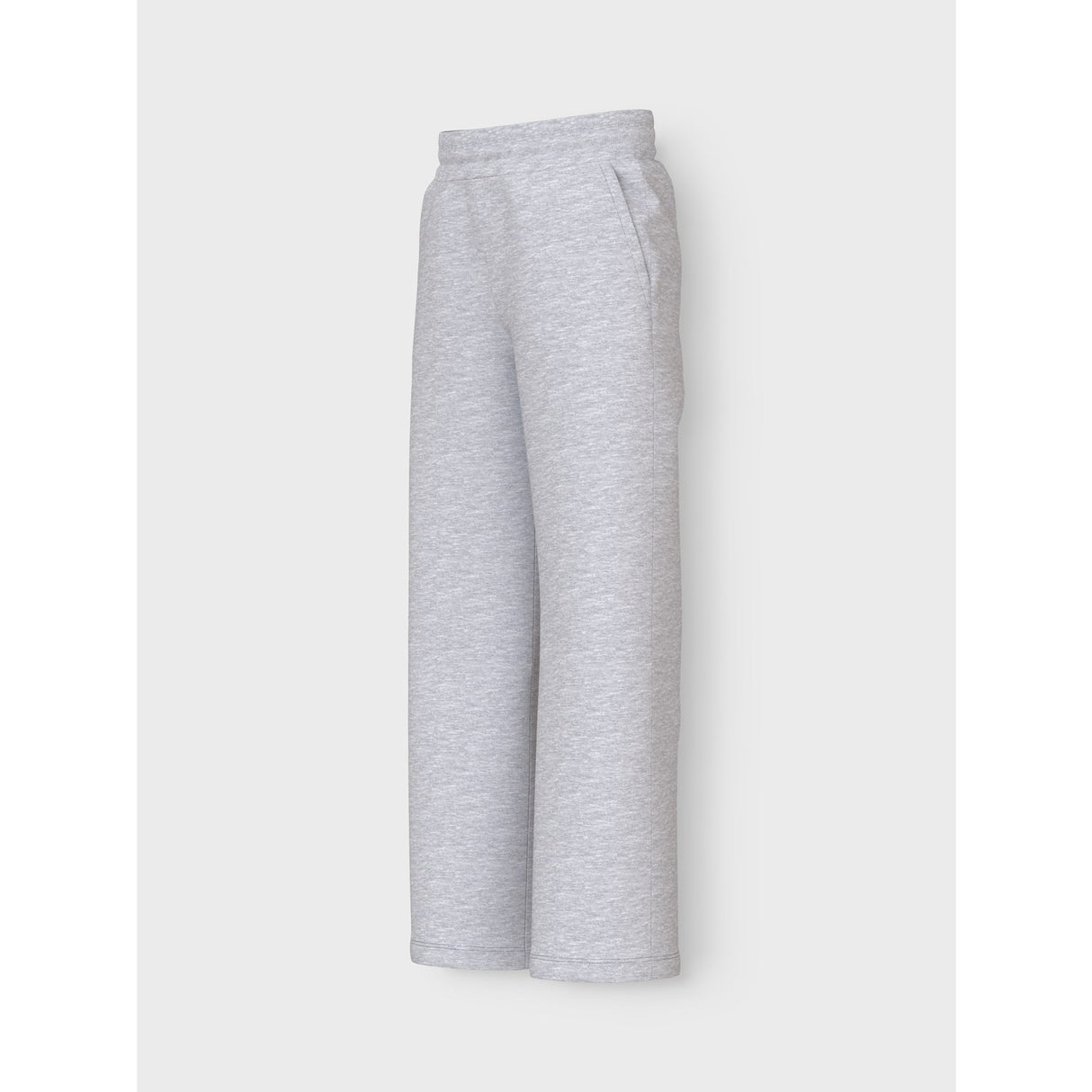 Name It Light Grey Melange Mille Straight Sweatpants Noos