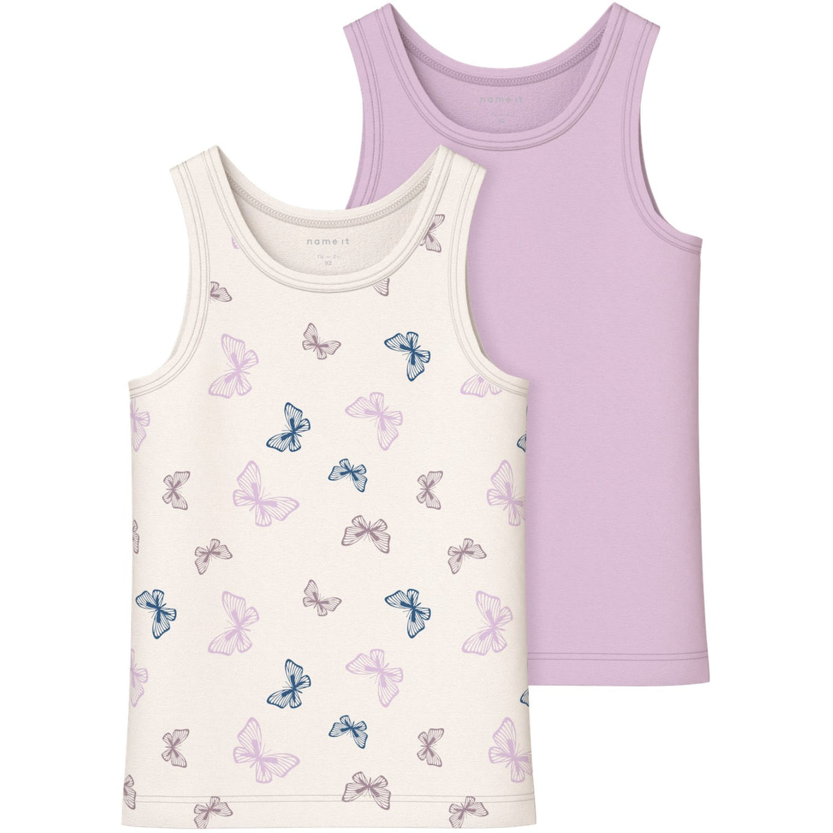 Name It Jet Stream Tank Top 2-pack Jet Stream Butterfly Noos