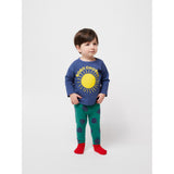 Bobo Choses Green Baby Poma All Over Green Leggings