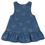 Konges Sløjd Ma Grande Cerise Denim Magot Dress Gots