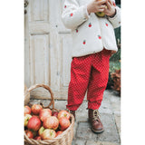 Fliink Pompeian Red Dolly Dot Pants