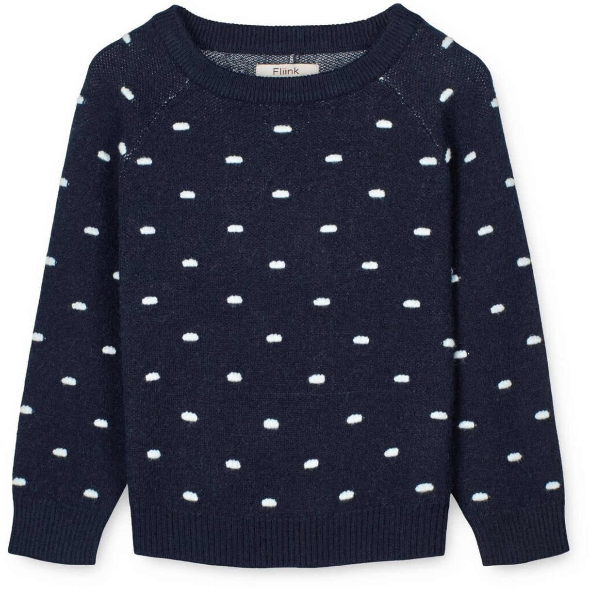 Fliink Navy/Dot Benna Dot Knit