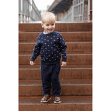 Fliink Navy/Dot Benna Dot Knit